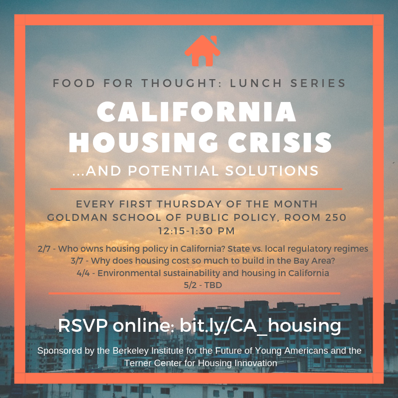 Food for Thought: State and local regulatory regimes in the California housing debate